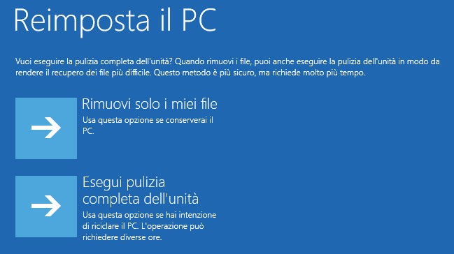 Come ripristinare windows