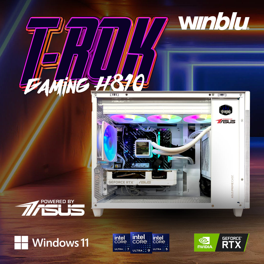 WINBLU T-ROK H810, il nuovo gaming POWERED BY ASUS