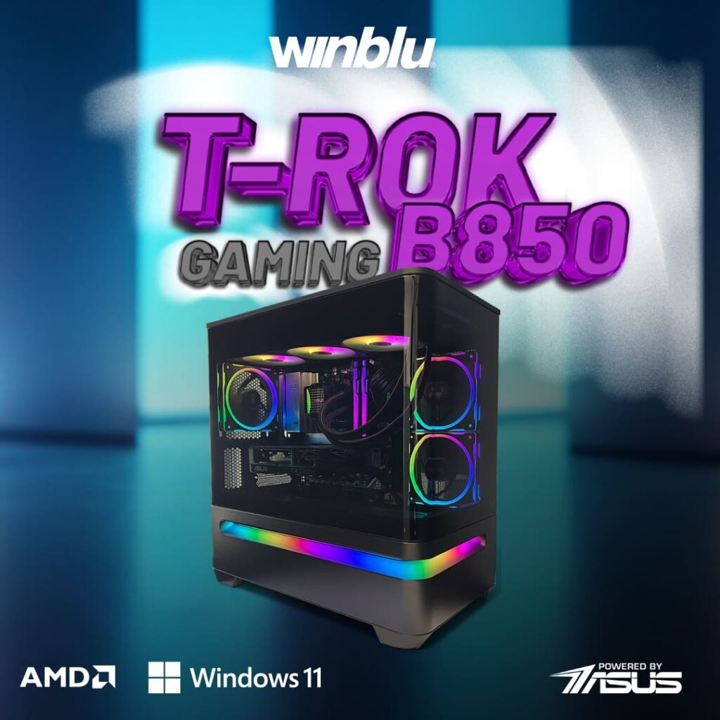 WINBLU GAMING T-ROK B850 “POWERED BY ASUS”